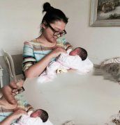 近花甲之年，得一对龙凤宝宝，非常健康